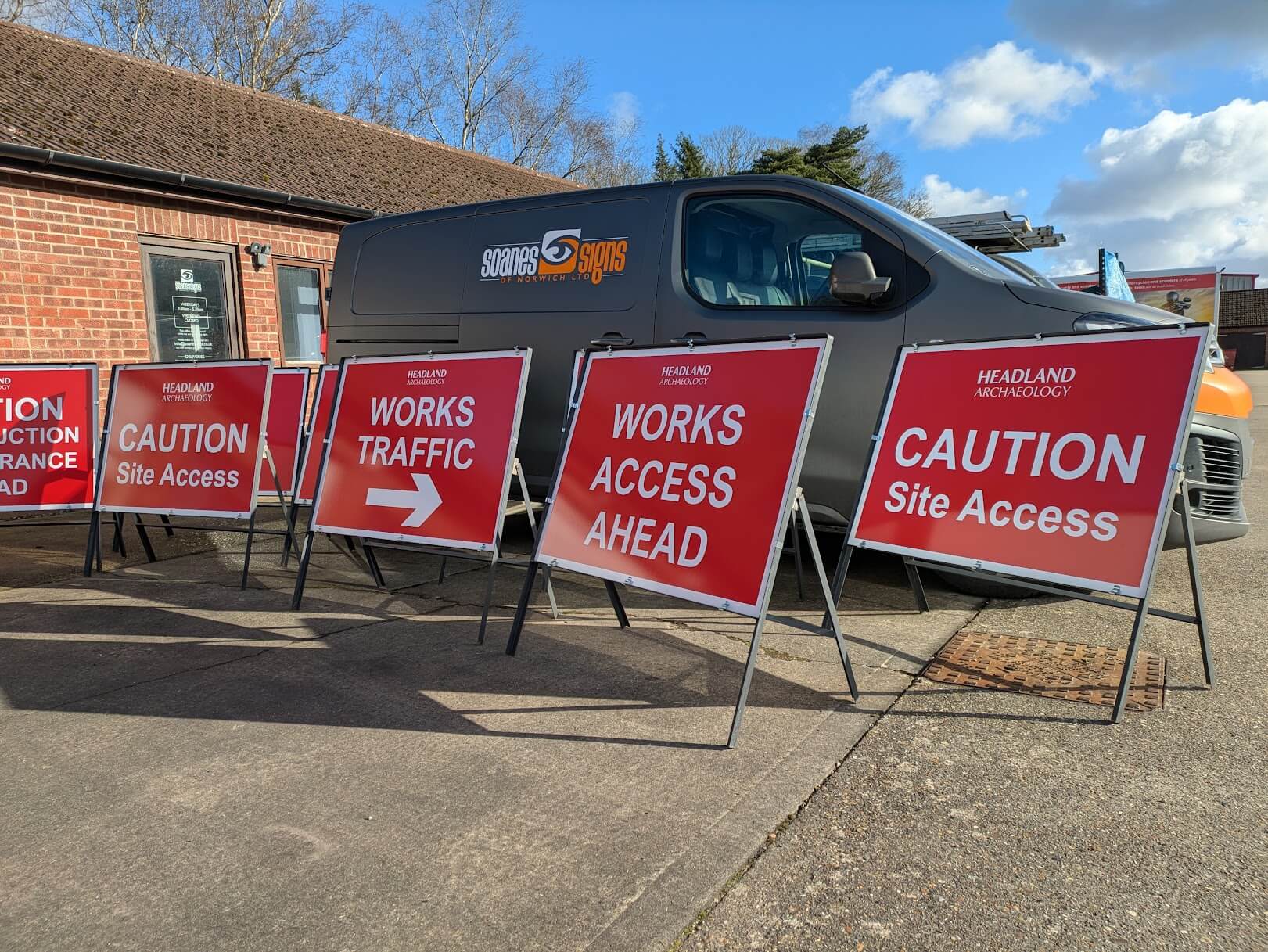 Soanes Signs of Norwich - Pavement & Street Signs - Work Example 14